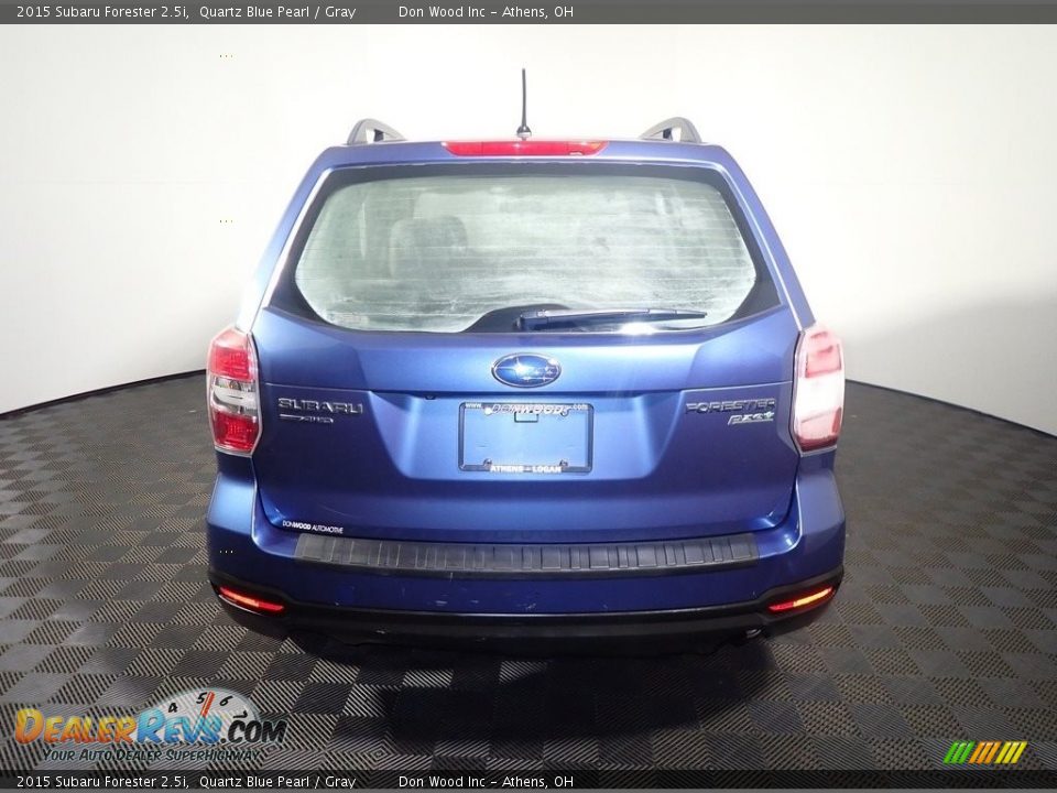 2015 Subaru Forester 2.5i Quartz Blue Pearl / Gray Photo #13