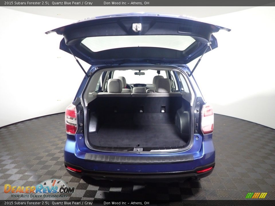 2015 Subaru Forester 2.5i Quartz Blue Pearl / Gray Photo #14