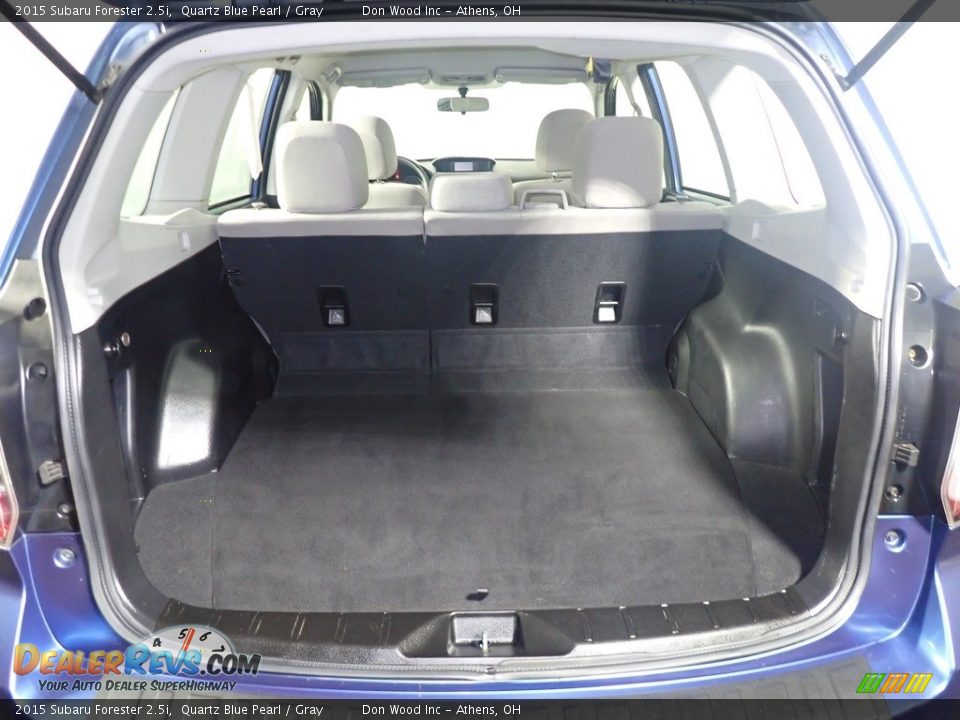 2015 Subaru Forester 2.5i Quartz Blue Pearl / Gray Photo #15