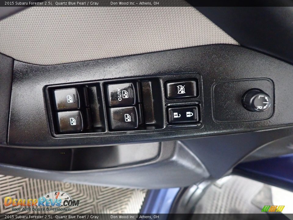2015 Subaru Forester 2.5i Quartz Blue Pearl / Gray Photo #21