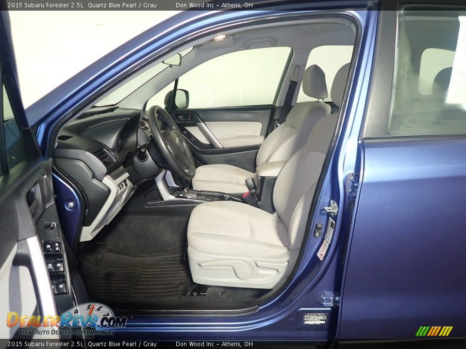 2015 Subaru Forester 2.5i Quartz Blue Pearl / Gray Photo #22