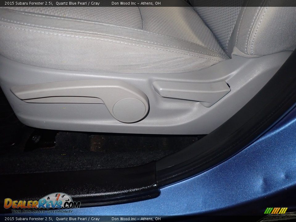 2015 Subaru Forester 2.5i Quartz Blue Pearl / Gray Photo #23