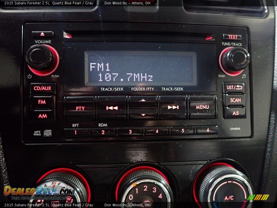 2015 Subaru Forester 2.5i Quartz Blue Pearl / Gray Photo #27