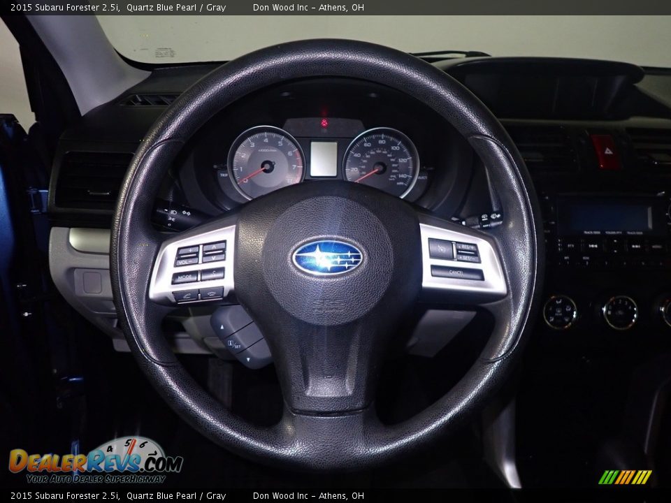 2015 Subaru Forester 2.5i Quartz Blue Pearl / Gray Photo #28