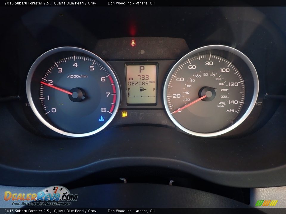 2015 Subaru Forester 2.5i Quartz Blue Pearl / Gray Photo #29