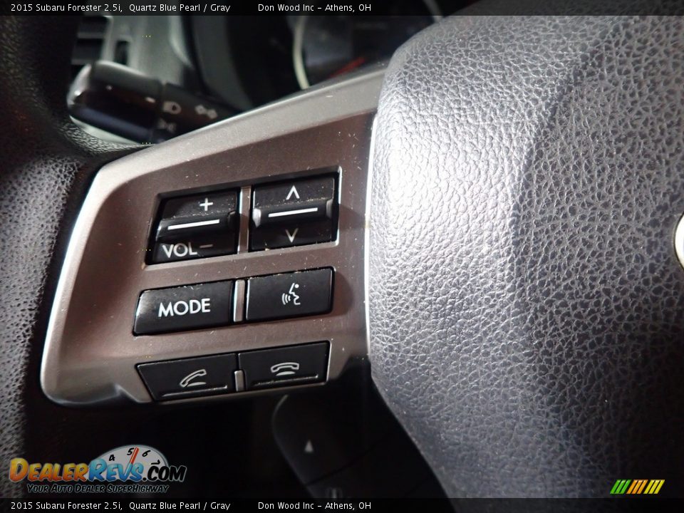 2015 Subaru Forester 2.5i Quartz Blue Pearl / Gray Photo #30