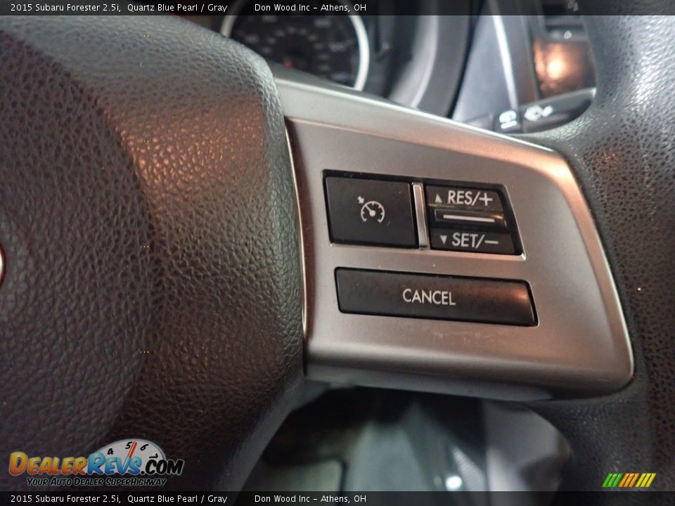 2015 Subaru Forester 2.5i Quartz Blue Pearl / Gray Photo #31