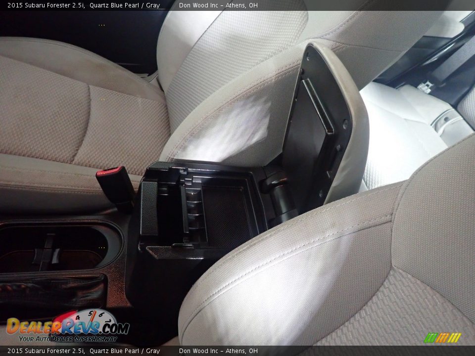 2015 Subaru Forester 2.5i Quartz Blue Pearl / Gray Photo #34