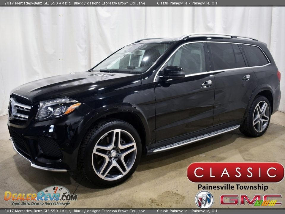 2017 Mercedes-Benz GLS 550 4Matic Black / designo Espresso Brown Exclusive Photo #1