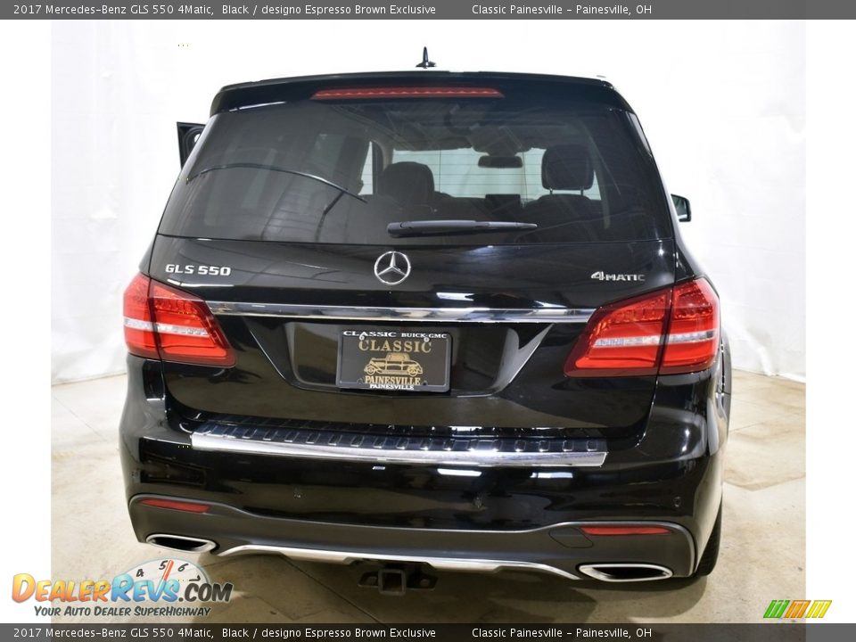 2017 Mercedes-Benz GLS 550 4Matic Black / designo Espresso Brown Exclusive Photo #3