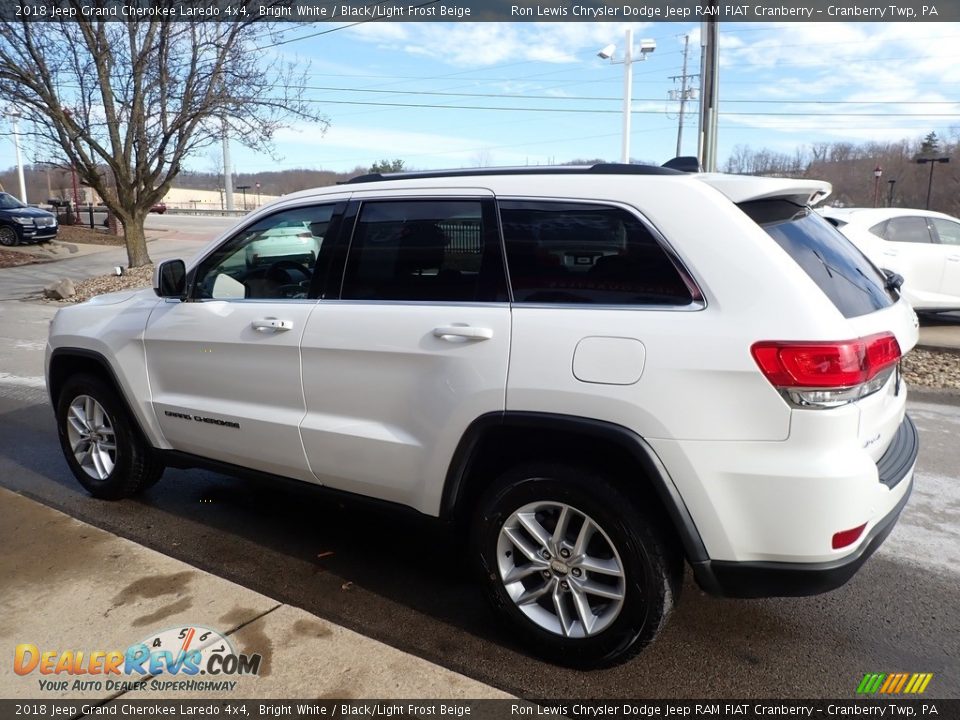 2018 Jeep Grand Cherokee Laredo 4x4 Bright White / Black/Light Frost Beige Photo #5