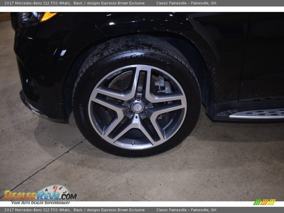 2017 Mercedes-Benz GLS 550 4Matic Black / designo Espresso Brown Exclusive Photo #5