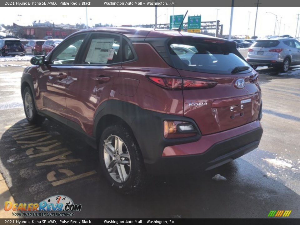 2021 Hyundai Kona SE AWD Pulse Red / Black Photo #3
