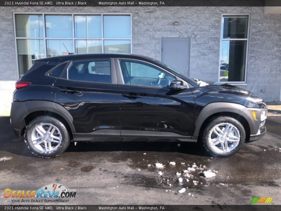 2021 Hyundai Kona SE AWD Ultra Black / Black Photo #2