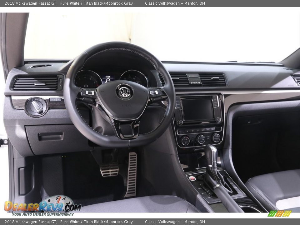 2018 Volkswagen Passat GT Pure White / Titan Black/Moonrock Gray Photo #6