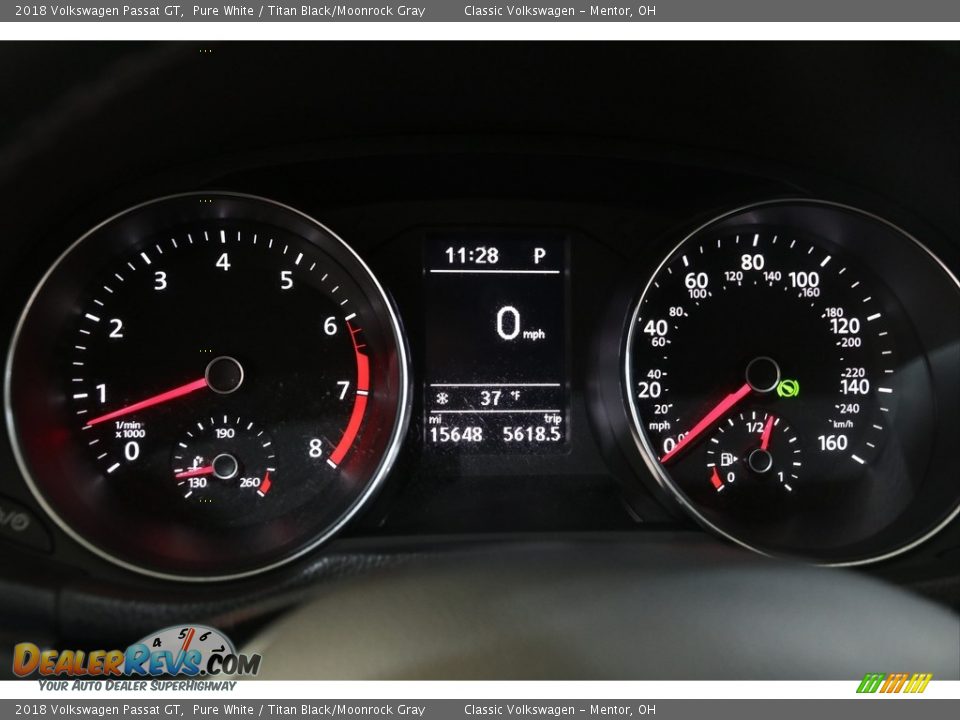 2018 Volkswagen Passat GT Pure White / Titan Black/Moonrock Gray Photo #8