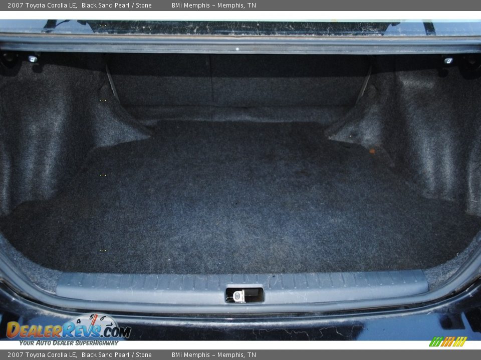 2007 Toyota Corolla LE Black Sand Pearl / Stone Photo #15