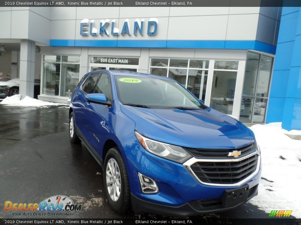 2019 Chevrolet Equinox LT AWD Kinetic Blue Metallic / Jet Black Photo #4