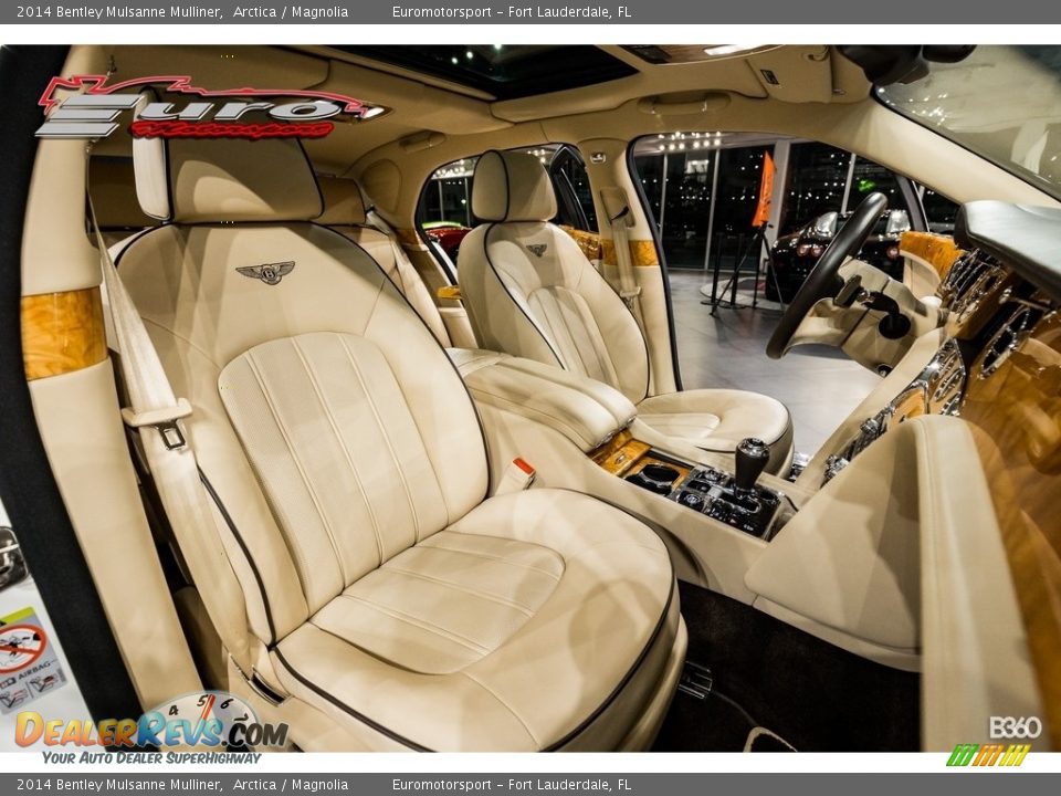 2014 Bentley Mulsanne Mulliner Arctica / Magnolia Photo #4