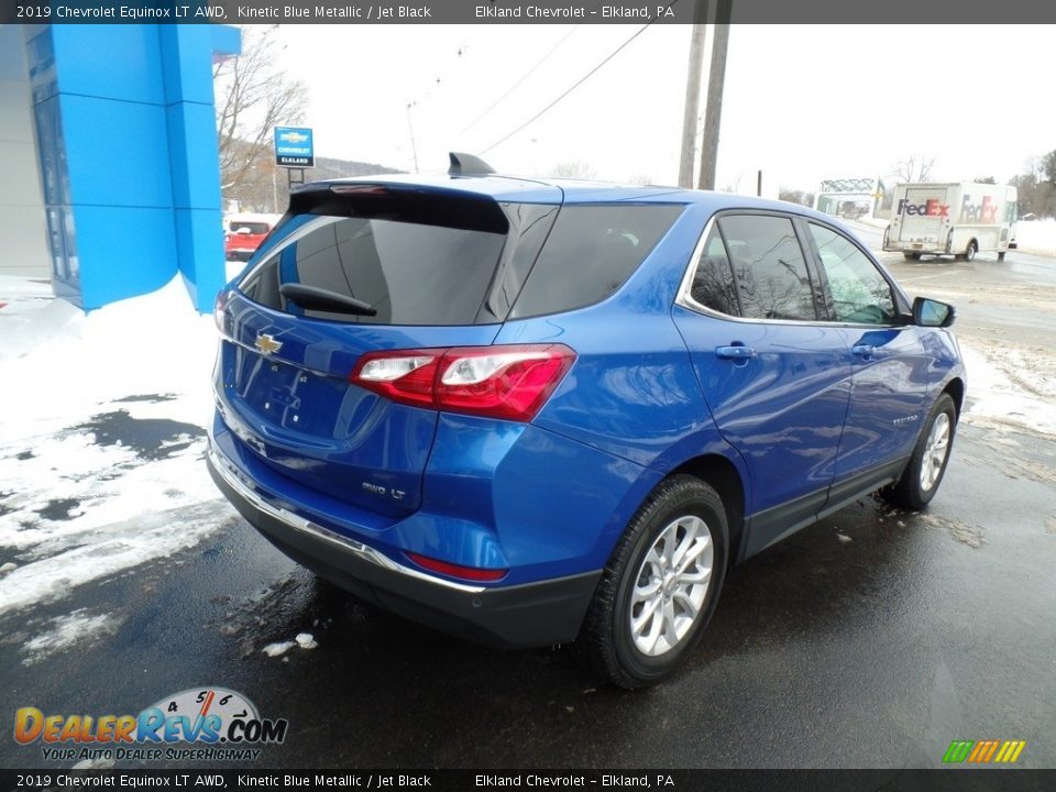 2019 Chevrolet Equinox LT AWD Kinetic Blue Metallic / Jet Black Photo #7