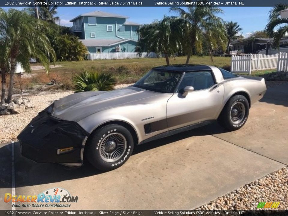 1982 Chevrolet Corvette Collector Edition Hatchback Silver Beige / Silver Beige Photo #1