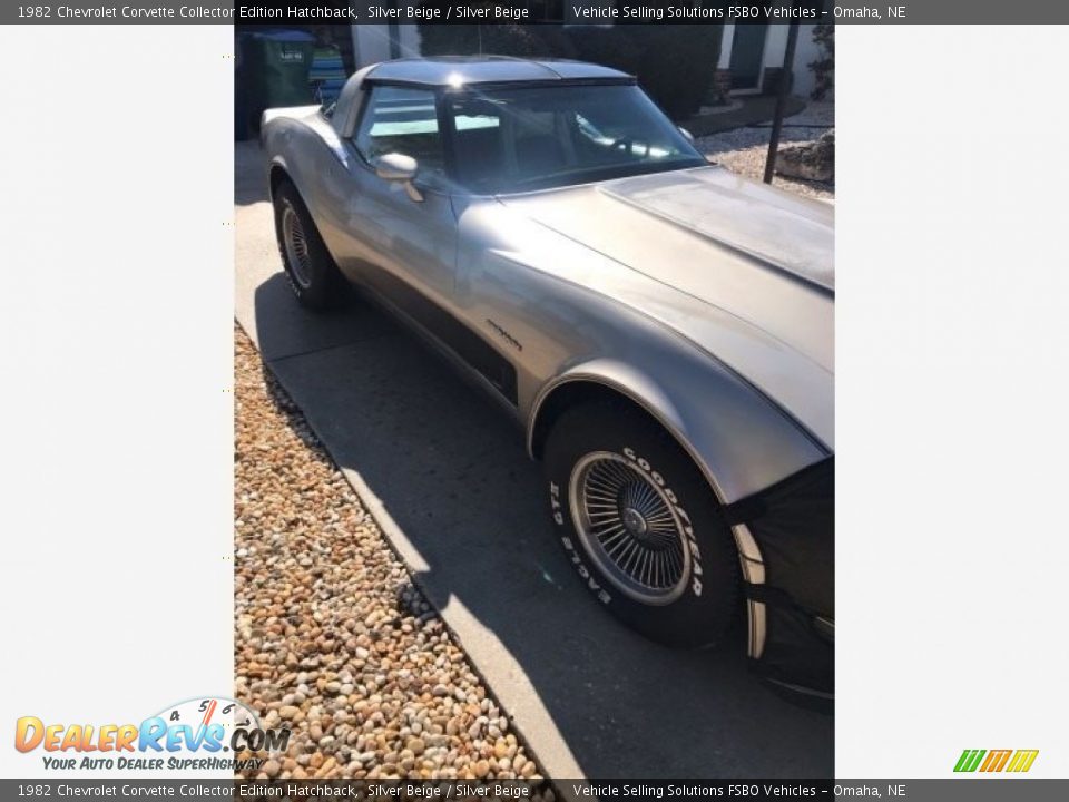 1982 Chevrolet Corvette Collector Edition Hatchback Silver Beige / Silver Beige Photo #2