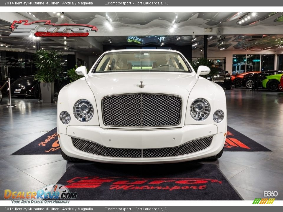 2014 Bentley Mulsanne Mulliner Arctica / Magnolia Photo #7