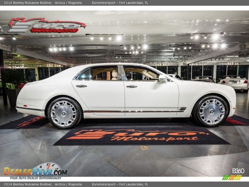 2014 Bentley Mulsanne Mulliner Arctica / Magnolia Photo #10