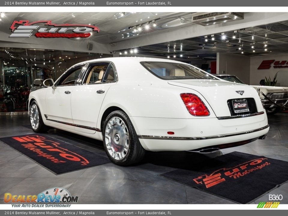 2014 Bentley Mulsanne Mulliner Arctica / Magnolia Photo #13
