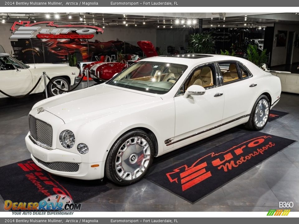 2014 Bentley Mulsanne Mulliner Arctica / Magnolia Photo #14