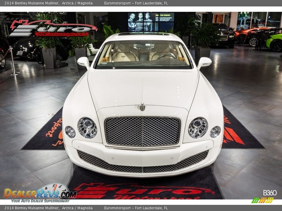 2014 Bentley Mulsanne Mulliner Arctica / Magnolia Photo #16