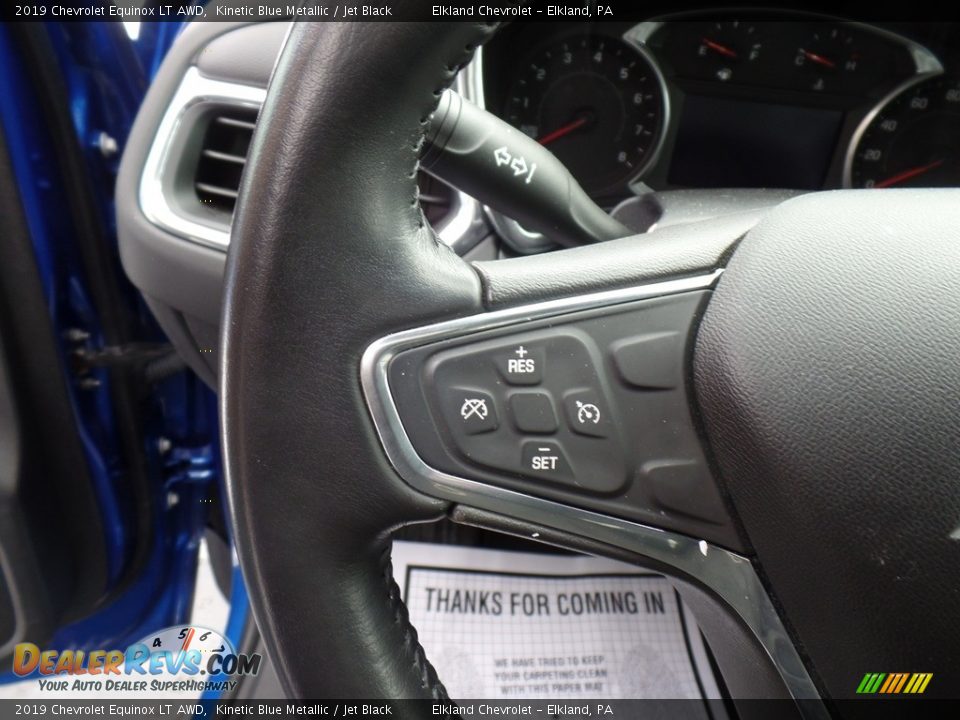2019 Chevrolet Equinox LT AWD Kinetic Blue Metallic / Jet Black Photo #21