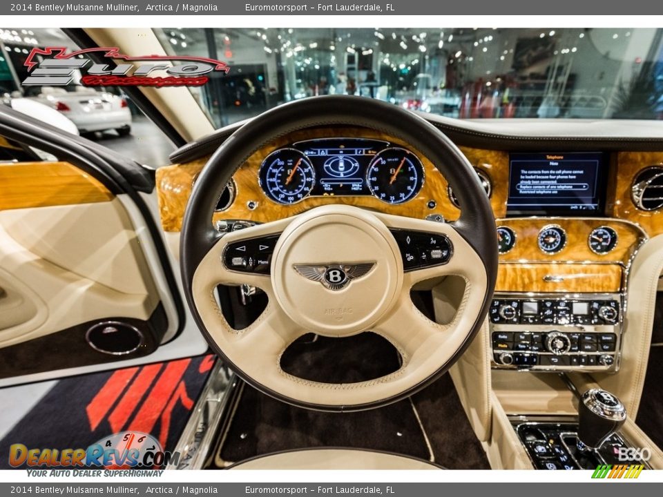 2014 Bentley Mulsanne Mulliner Arctica / Magnolia Photo #31