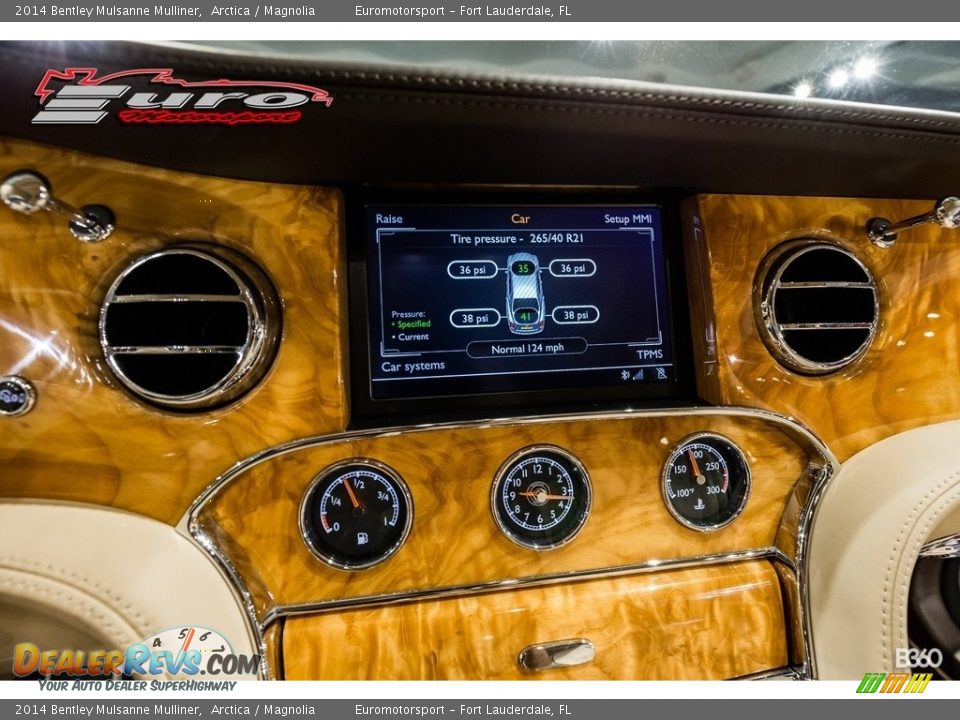 2014 Bentley Mulsanne Mulliner Arctica / Magnolia Photo #38