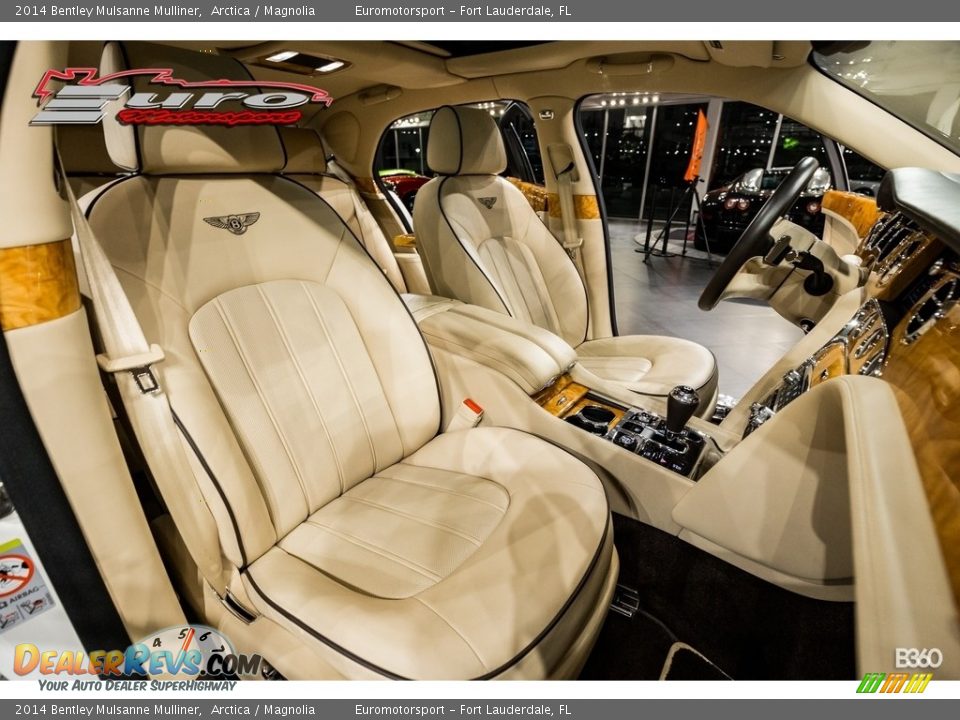 2014 Bentley Mulsanne Mulliner Arctica / Magnolia Photo #47
