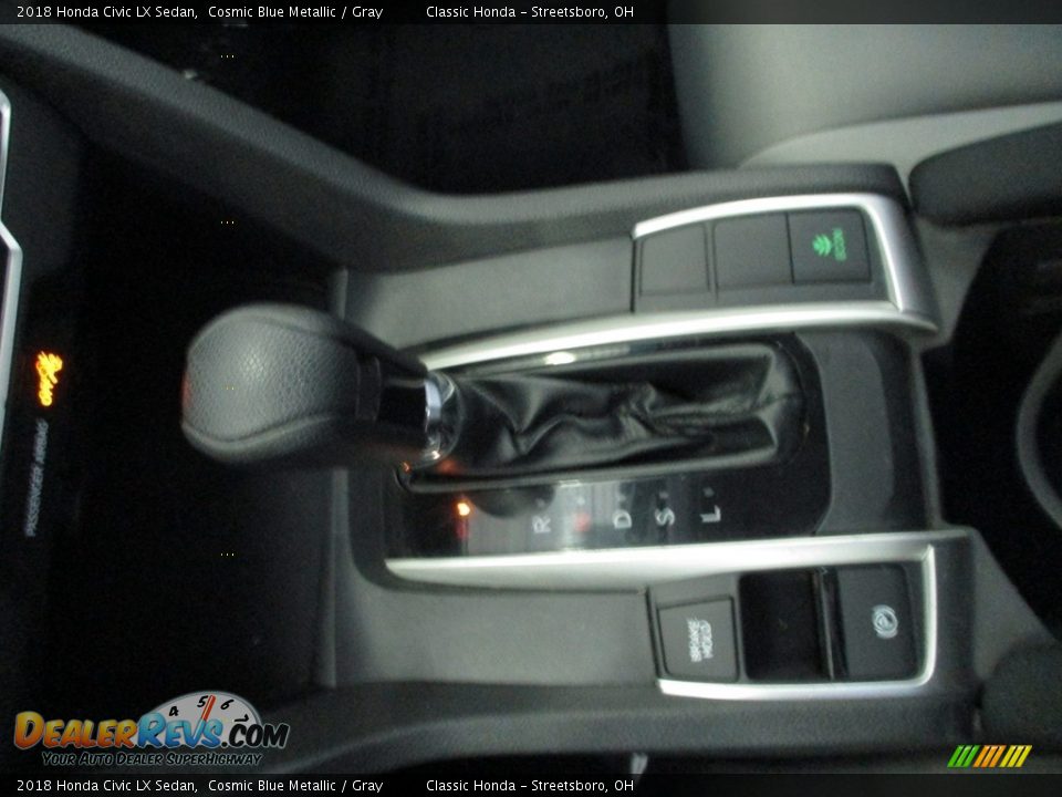 2018 Honda Civic LX Sedan Cosmic Blue Metallic / Gray Photo #32