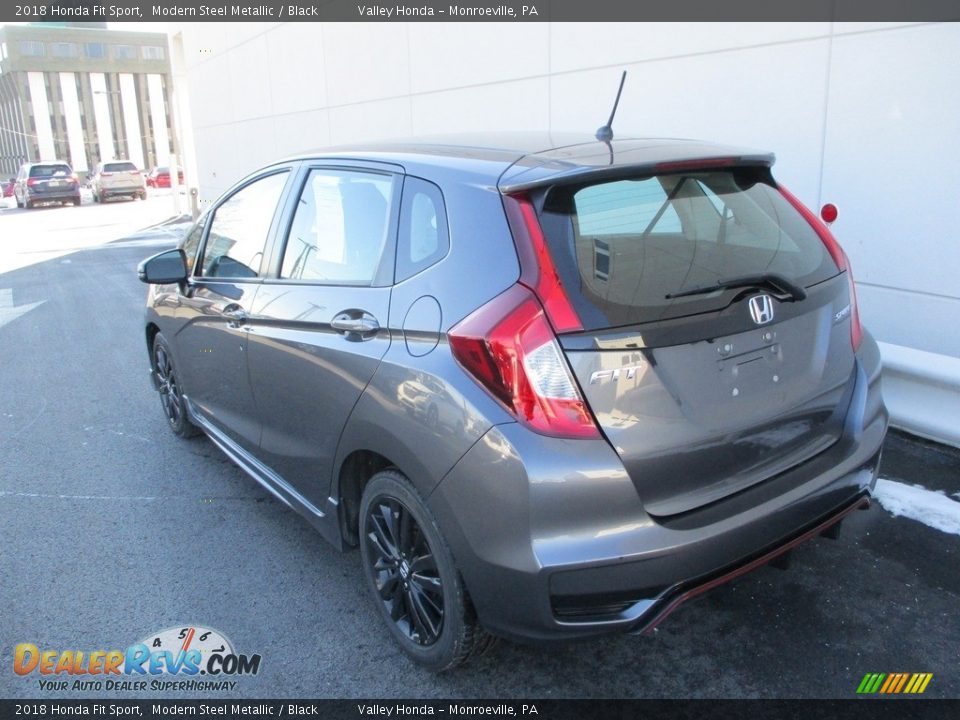 2018 Honda Fit Sport Modern Steel Metallic / Black Photo #3