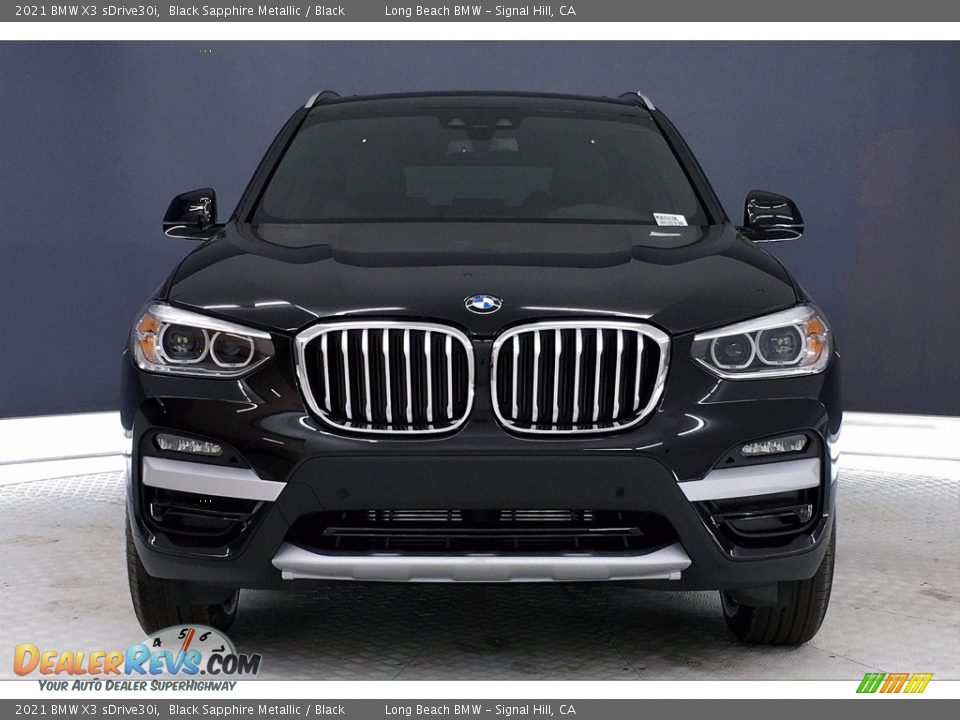 2021 BMW X3 sDrive30i Black Sapphire Metallic / Black Photo #2