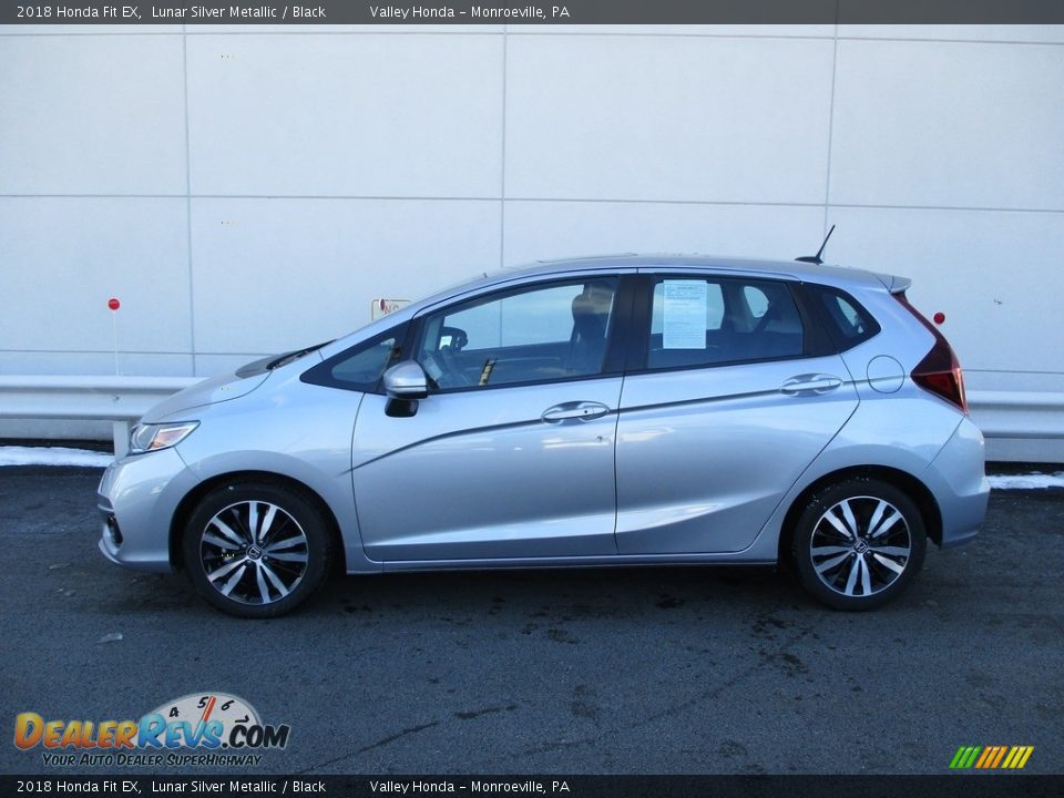 2018 Honda Fit EX Lunar Silver Metallic / Black Photo #2