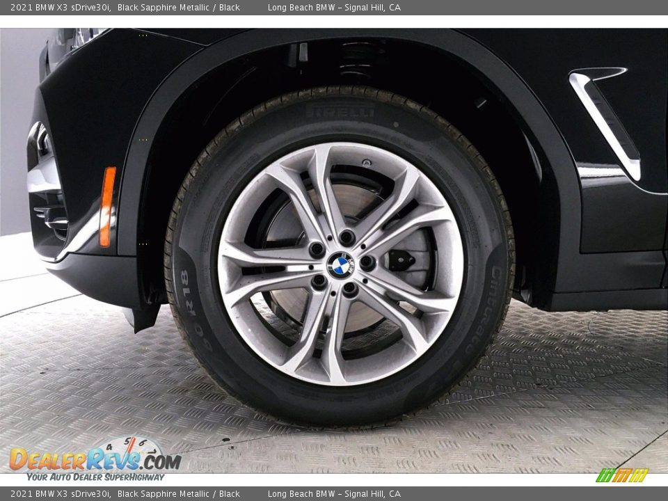 2021 BMW X3 sDrive30i Black Sapphire Metallic / Black Photo #12