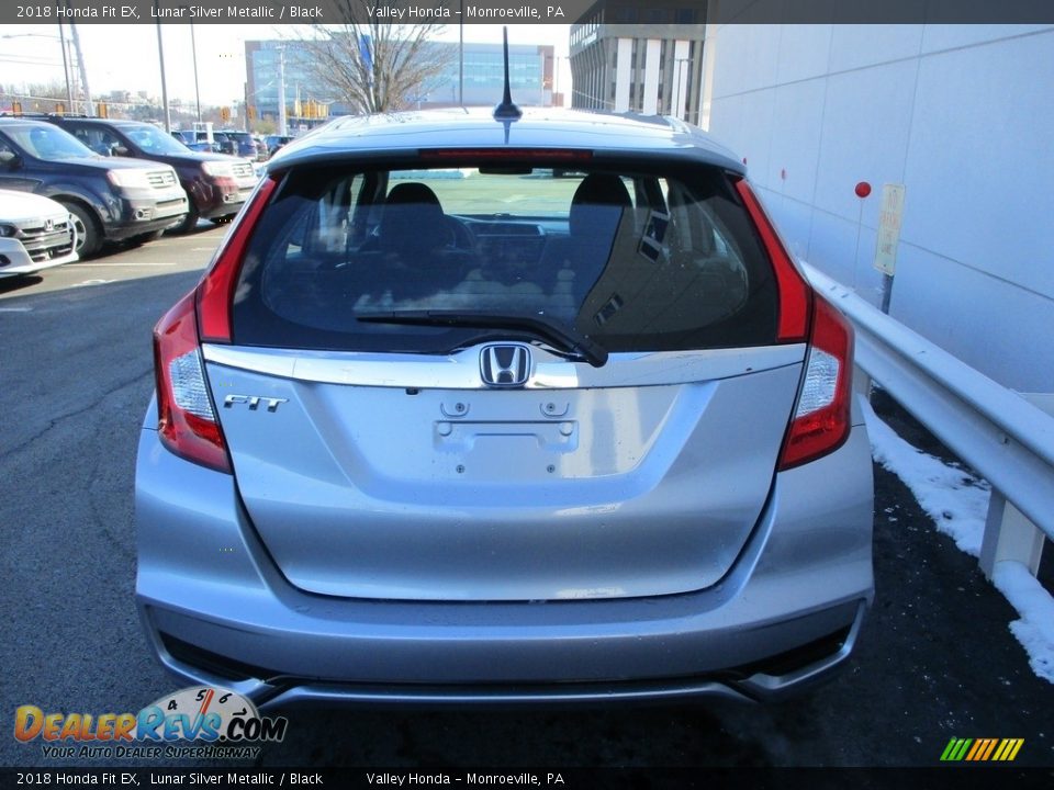 2018 Honda Fit EX Lunar Silver Metallic / Black Photo #4