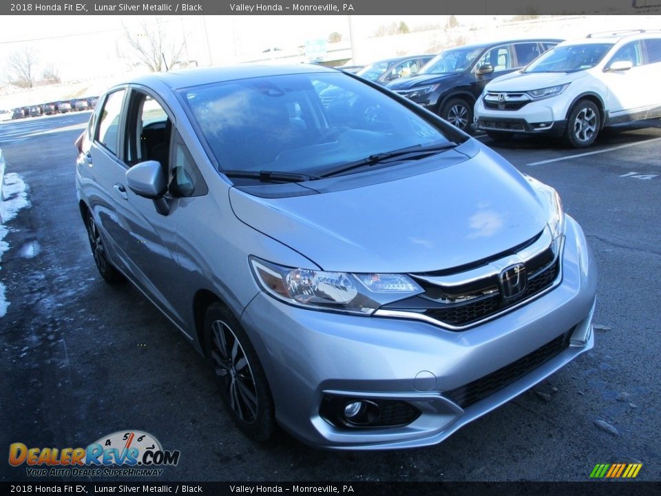 2018 Honda Fit EX Lunar Silver Metallic / Black Photo #7