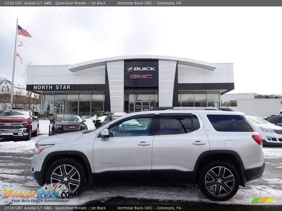 2018 GMC Acadia SLT AWD Quicksilver Metallic / Jet Black Photo #1