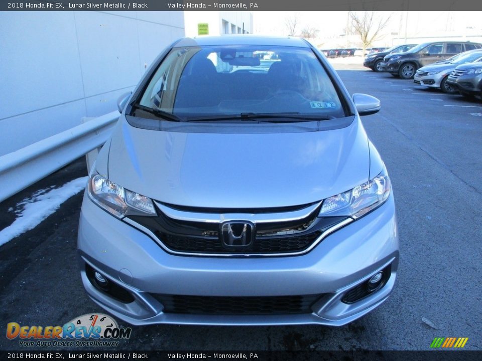 2018 Honda Fit EX Lunar Silver Metallic / Black Photo #8