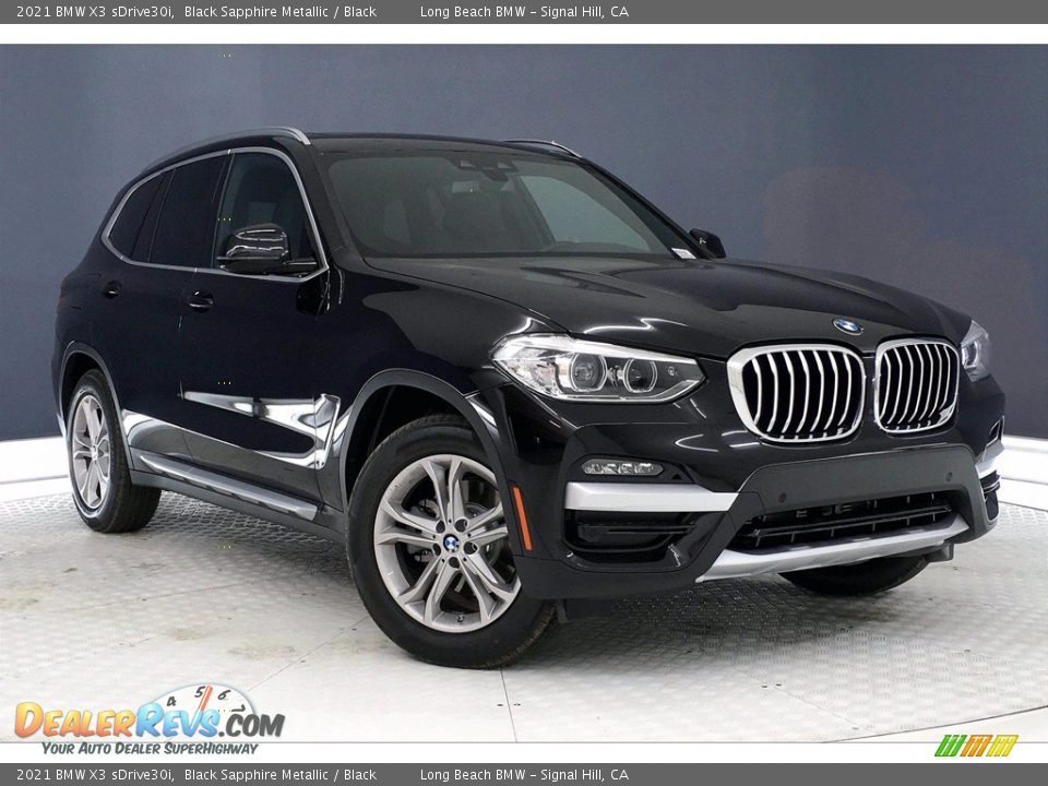 2021 BMW X3 sDrive30i Black Sapphire Metallic / Black Photo #17