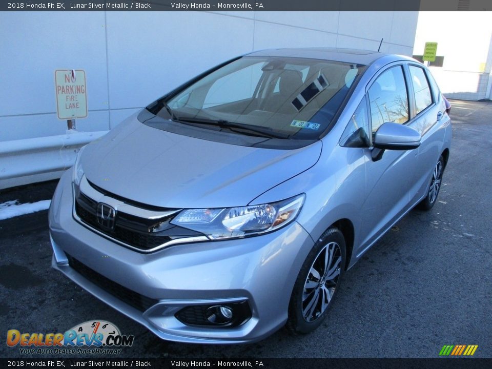 2018 Honda Fit EX Lunar Silver Metallic / Black Photo #9