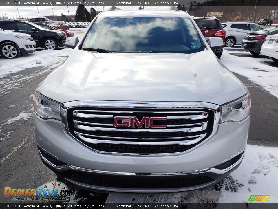 2018 GMC Acadia SLT AWD Quicksilver Metallic / Jet Black Photo #3