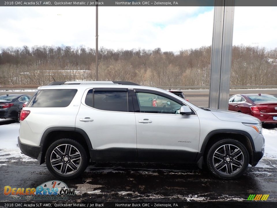 2018 GMC Acadia SLT AWD Quicksilver Metallic / Jet Black Photo #5