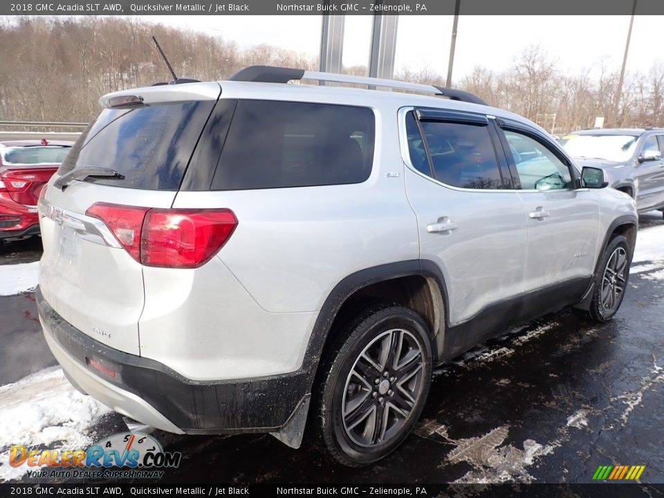 2018 GMC Acadia SLT AWD Quicksilver Metallic / Jet Black Photo #8