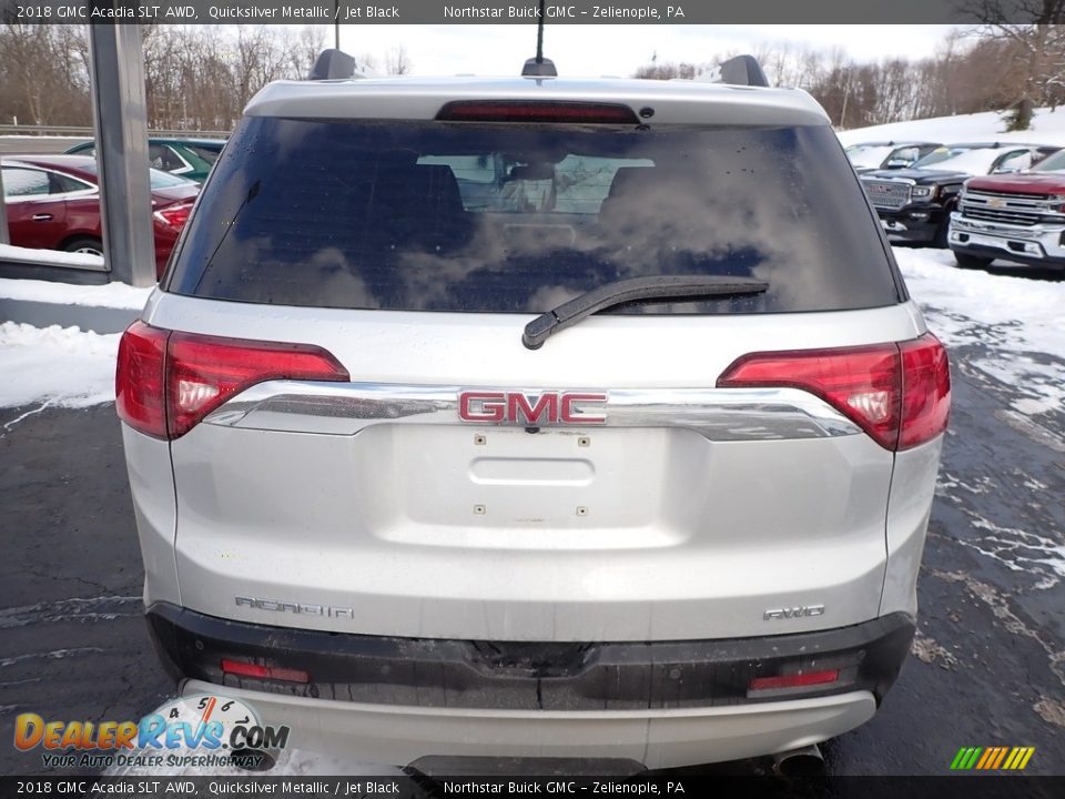 2018 GMC Acadia SLT AWD Quicksilver Metallic / Jet Black Photo #9